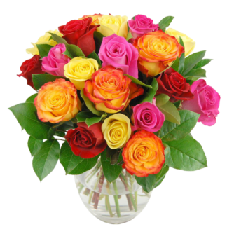 25 colorful roses | Flower Delivery Verbilki